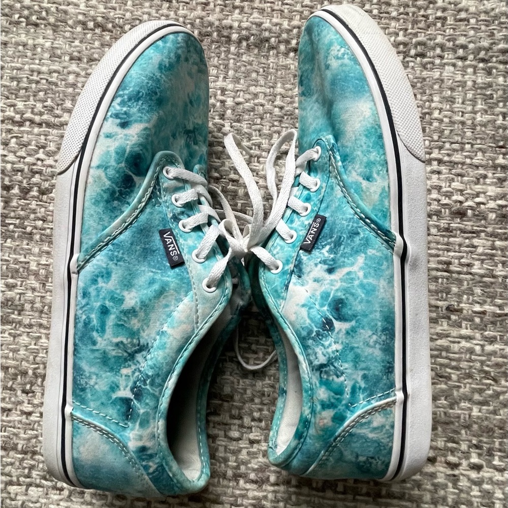 Vans Women's Blue Tie-Dye Sneakers